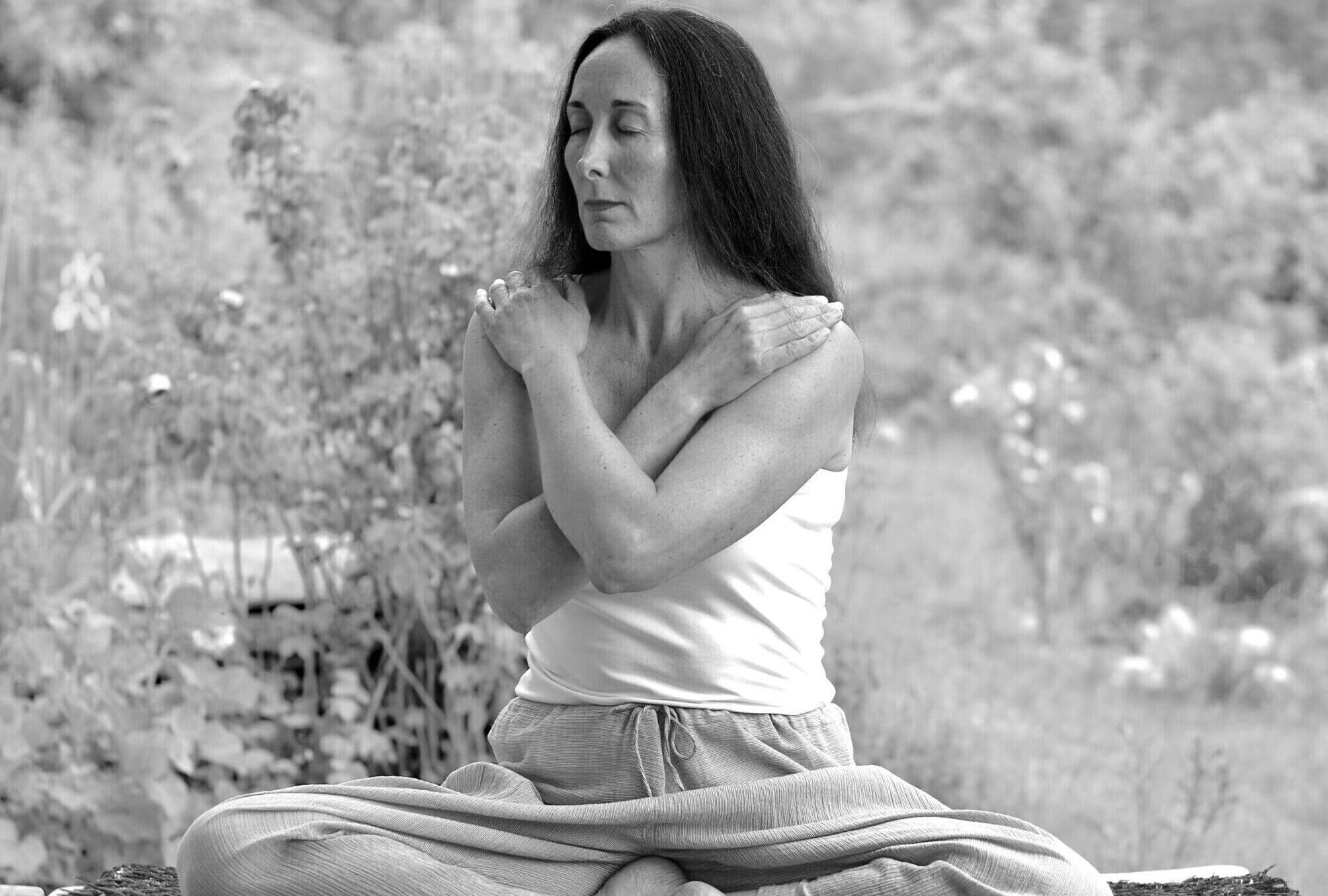 Olga yoga en position meditation